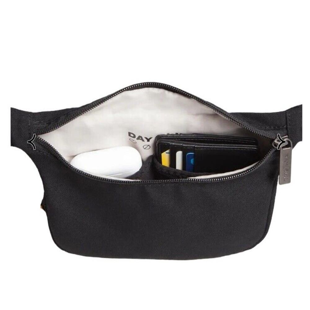 Day Owl Crossbody Sling Waist Pack Black Adjustable NEW - Picture 2 of 16